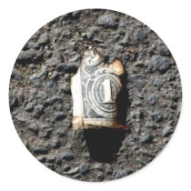 Distressed Round Stickers - Customized