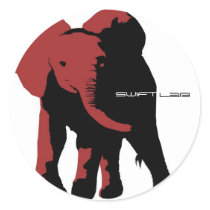 Distressed Round Stickers - Customized