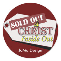 Distressed Round Stickers - Customized