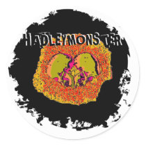 Distressed Round Stickers - Customized