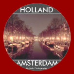 Distressed Round Stickers - WELCOME TO HOLLAND  stickers
