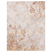 Distressed Rust Fall Floral flyers