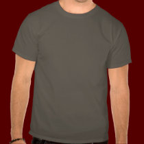 Distressed Skull/Star Pattern T-Shirt (Red)