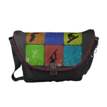 Distressed Snowboarding Messenger Bag rickshaw messenger bags