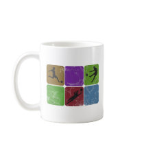 Distressed Soccer Mug mugs