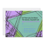 Distressed Stars Bar Bat Mitzvah Invitation Reply
