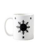 Distressed style Philippine Sun and Stars Mug