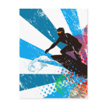 Distressed Surfer Paradise postcards
