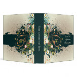 Distressed swirls graduation memory book binder