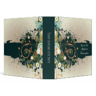 Distressed swirls graduation memory book binder binder