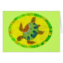 Distressed Turtle Cards