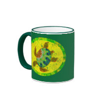 Distressed Turtle Mugs