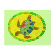 Distressed Turtle Postcard