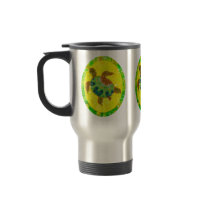 Distressed Turtle Travel Mugs
