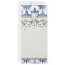 distressed white and royal blue damask pattern rack card template