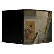 Distributing Milk at St. Lazare Prison, 1794 Vinyl Binder
