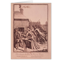 Distribution of Bread at the Louvre Card