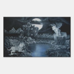 District fight GOLEM against GOLEM - Gargoyle Rectangle Stickers