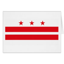 District of Columbia Flag Greeting Card