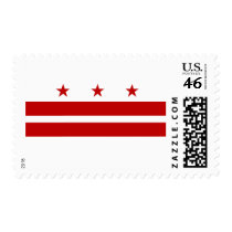 District of Columbia Flag Postage Stamps