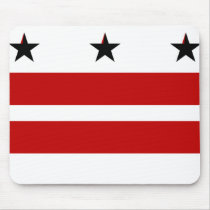 District of Columbia State Flag Mousepad
