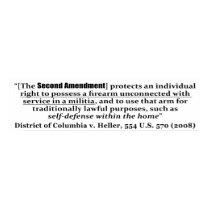 District of Columbia v Heller, 554 U.S. 570 2008 Posters