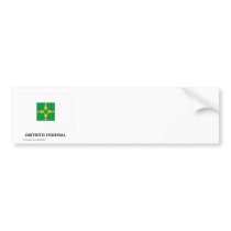 Distrito Federal, Brazil Flag Bumper Stickers