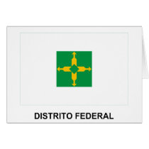 Distrito Federal, Brazil Flag Greeting Card