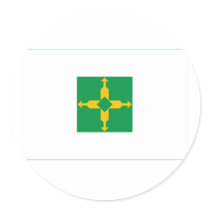 Distrito Federal, Brazil Flag Sticker