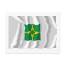 Distrito Federal, Brazil Waving Flag Postcard