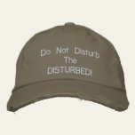 Disturbed Embroidered Hat