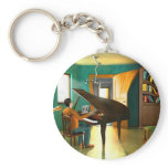 Disturbing the Pianist Keychains