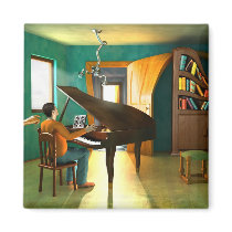 Disturbing the Pianist Magnets
