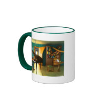 Disturbing the Pianist Coffee Mugs
