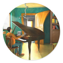 Disturbing the Pianist Stickers
