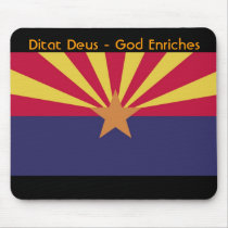 Ditat Deus - God Enriches mousepads by moxieann Ditat Deus - God Enriches mousepads