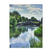 Ditchford Lock (England) Postcard postcards