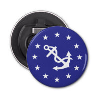 Ditty Bag_White Anchor_Circle of Stars_insignia Button Bottle Opener