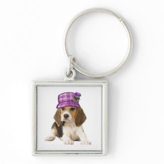 Ditzy Dogs~Original
                           Keychain~Beagle
