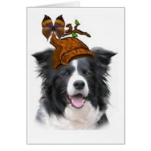 Ditzy Dogs~Original Notecard~Border Collie