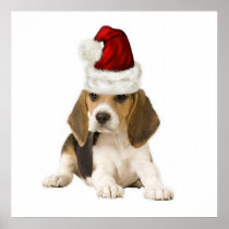 Ditzy Dogs~Original Poster~Beagle~Christmas