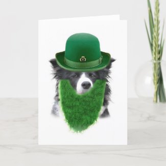 Ditzy
                                    Dogs~Original Saint Patrick's Day Notecard