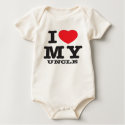 DIU Reaper Crue - I Love My Uncle Baby Clothes t-shirts