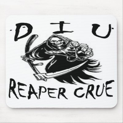 DIU Reaper Crue Mouse Pad by domsorrentino