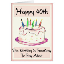 Diva'  40th Birthday Card for Baby Boomer Women