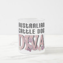 DIVA australiana del perro del ganado Tazas De Café