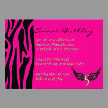 Diva Birthday Invitation invitations