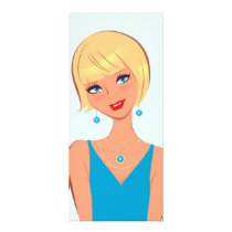 Diva Blond Art rack cards
