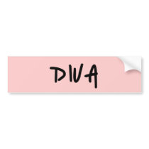 DIVA BUMPER STICKERS