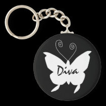 Diva Butterfly I keychains